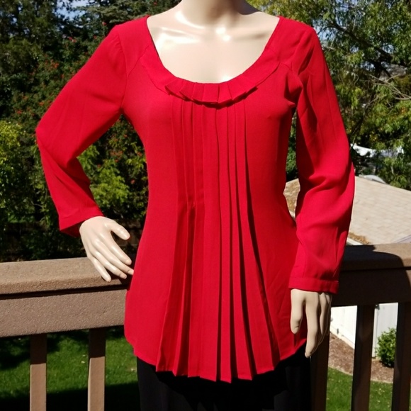 LOFT Tops - Ann Taylor Loft Red Top